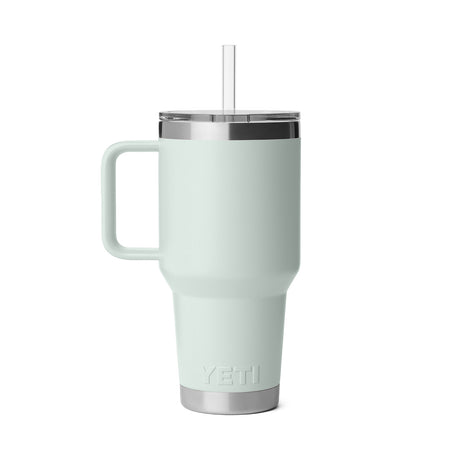 YETI Rambler 35 oz (994 ml) Mug with Straw Lid Ridgeline-Moon Dust-Tropical Pink-Firefly Yellow-Lowcountry Peach - 53 Degrees North 
