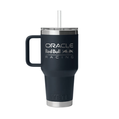 YETI Rambler 35 oz (994 ml) Mug with Straw Lid Red Bull Night Sky Navy-Ridgeline-Moon Dust-Tropical Pink-Firefly Yellow - 53 Degrees North 