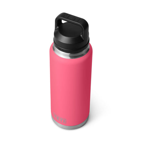 YETI Rambler 36oz (1065 ml) Bottle with Chug Cap Ridgeline-Tropical Pink-Navy-Rescue Red-White - 53 Degrees North 
