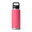 YETI Rambler 36oz (1065 ml) Bottle with Chug Cap Ridgeline-Tropical Pink-Navy-Rescue Red-White - 53 Degrees North 
