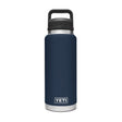 YETI Rambler 36oz (1065 ml) Bottle with Chug Cap Royal Blue-Navy-Rescue Red-White - 53 Degrees North 