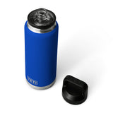 YETI Rambler 36oz (1065 ml) Bottle with Chug Cap Royal Blue-Navy-Rescue Red-White - 53 Degrees North 