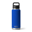 YETI Rambler 36oz (1065 ml) Bottle with Chug Cap Royal Blue-Navy-Rescue Red-White - 53 Degrees North 
