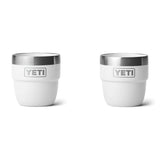 YETI Rambler 4 oz (144 ml) Stackable Espresso Cup - 2 Pack Navy-Tropical Pink-White-Wild Vine Red-Rescue Red - 53 Degrees North 