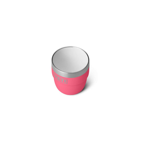 YETI Rambler 4 oz (144 ml) Stackable Espresso Cup - 2 Pack Navy-Tropical Pink-White-Wild Vine Red-Rescue Red - 53 Degrees North 