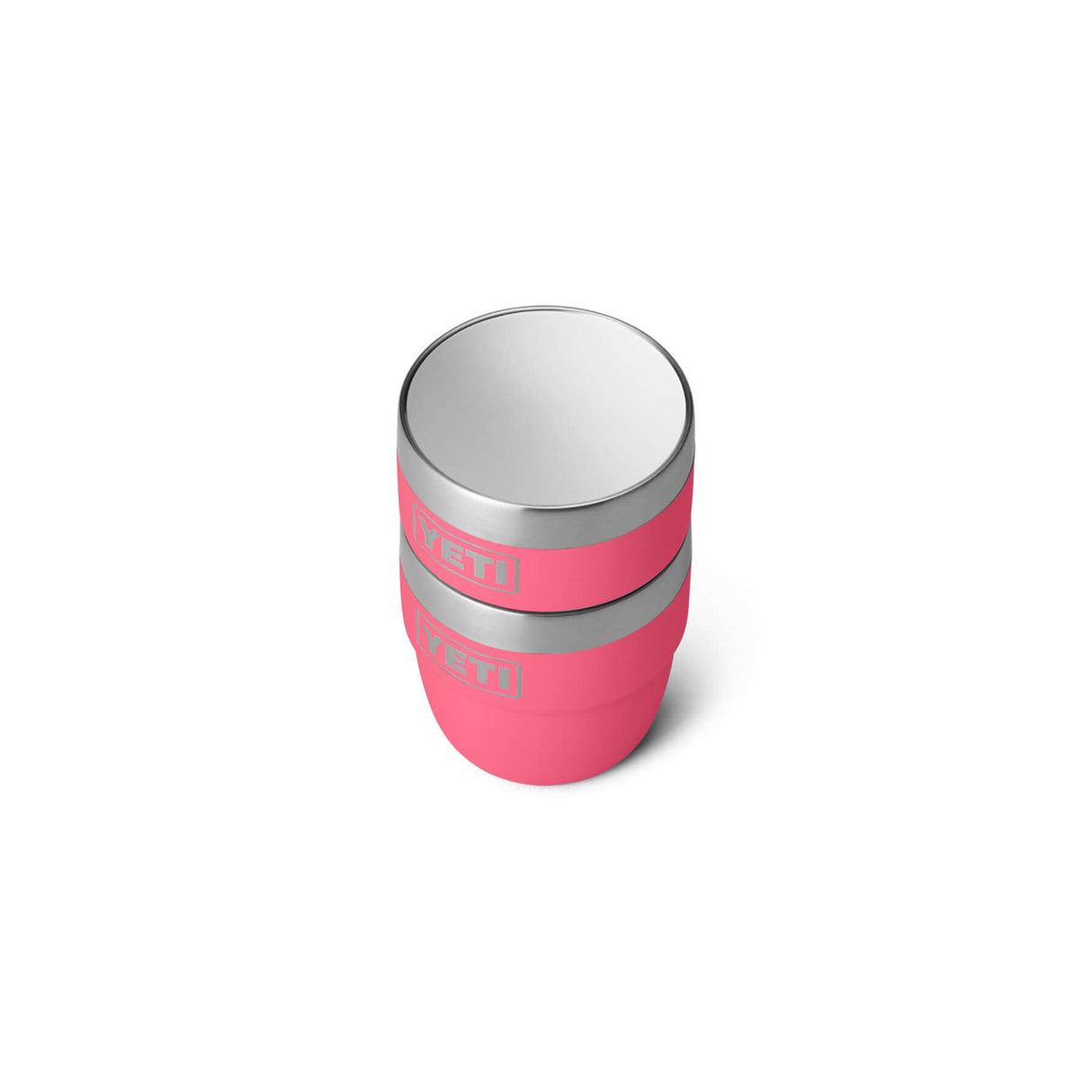 YETI Rambler 4 oz (144 ml) Stackable Espresso Cup - 2 Pack Navy-Tropical Pink-White-Wild Vine Red-Rescue Red - 53 Degrees North 