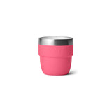 YETI Rambler 4 oz (144 ml) Stackable Espresso Cup - 2 Pack Navy-Tropical Pink-White-Wild Vine Red-Rescue Red - 53 Degrees North 