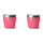 YETI Rambler 4 oz (144 ml) Stackable Espresso Cup - 2 Pack Navy-Tropical Pink-White-Wild Vine Red-Rescue Red - 53 Degrees North 