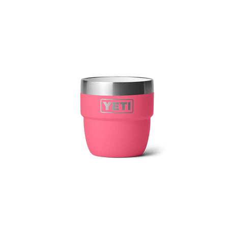 YETI Rambler 4 oz (144 ml) Stackable Espresso Cup - 2 Pack Navy-Tropical Pink-White-Wild Vine Red-Rescue Red - 53 Degrees North 