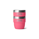 YETI Rambler 4 oz (144 ml) Stackable Espresso Cup - 2 Pack Navy-Tropical Pink-White-Wild Vine Red-Rescue Red - 53 Degrees North 