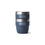 YETI Rambler 4 oz (144 ml) Stackable Espresso Cup - 2 Pack Navy-Tropical Pink-White-Wild Vine Red-Rescue Red - 53 Degrees North 