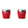 YETI Rambler 4 oz (144 ml) Stackable Espresso Cup - 2 Pack Rescue Red - 53 Degrees North
