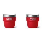 YETI Rambler 4 oz (144 ml) Stackable Espresso Cup - 2 Pack Rescue Red - 53 Degrees North