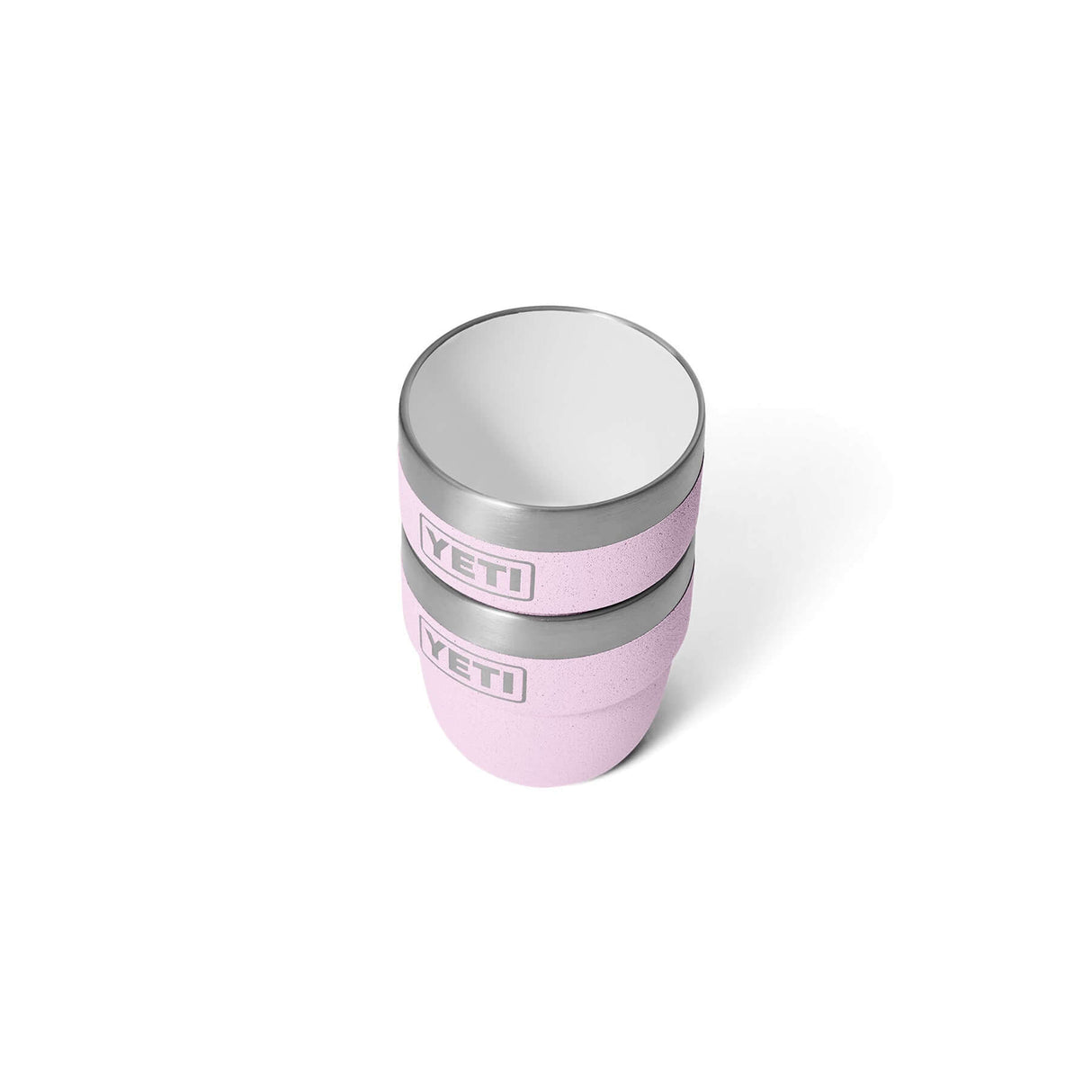 YETI Rambler 4 oz (144 ml) Stackable Espresso Cup - 2 Pack Cherry Blossom-Navy-Tropical Pink-White-Rescue Red - 53 Degrees North 