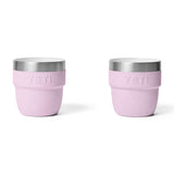 YETI Rambler 4 oz (144 ml) Stackable Espresso Cup - 2 Pack Cherry Blossom-Navy-Tropical Pink-White-Rescue Red - 53 Degrees North 
