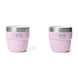 YETI Rambler 4 oz (144 ml) Stackable Espresso Cup - 2 Pack Cherry Blossom-Navy-Tropical Pink-White-Rescue Red - 53 Degrees North 