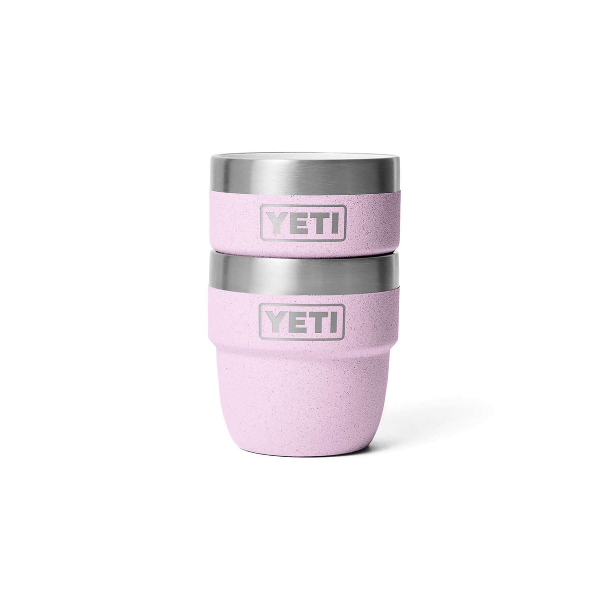 YETI Rambler 4 oz (144 ml) Stackable Espresso Cup - 2 Pack Cherry Blossom-Navy-Tropical Pink-White-Rescue Red - 53 Degrees North 