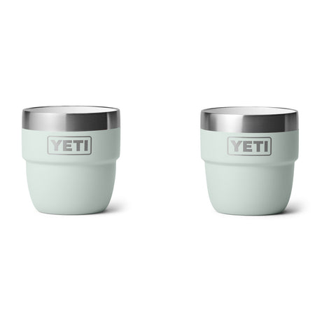 YETI Rambler 4 oz (144 ml) Stackable Espresso Cup - 2 Pack Navy-Tropical Pink-White-Wild Vine Red-Rescue Red - 53 Degrees North 