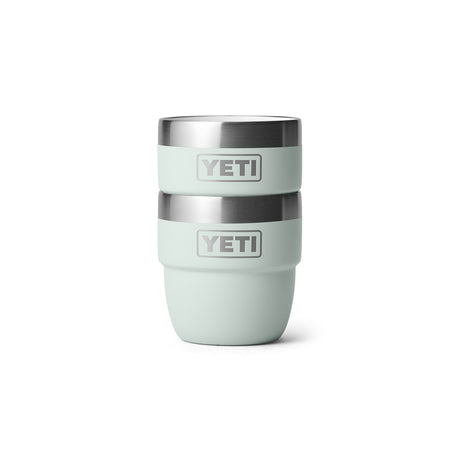 YETI Rambler 4 oz (144 ml) Stackable Espresso Cup - 2 Pack Navy-Tropical Pink-White-Wild Vine Red-Rescue Red - 53 Degrees North 