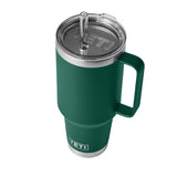 YETI Rambler 42oz (1242 ml) Straw Mug Black Forest Green-Tropical Pink-Big Sky Blue-Moonstone/Red Quartz-Sandstone Pink - 53 Degrees North 