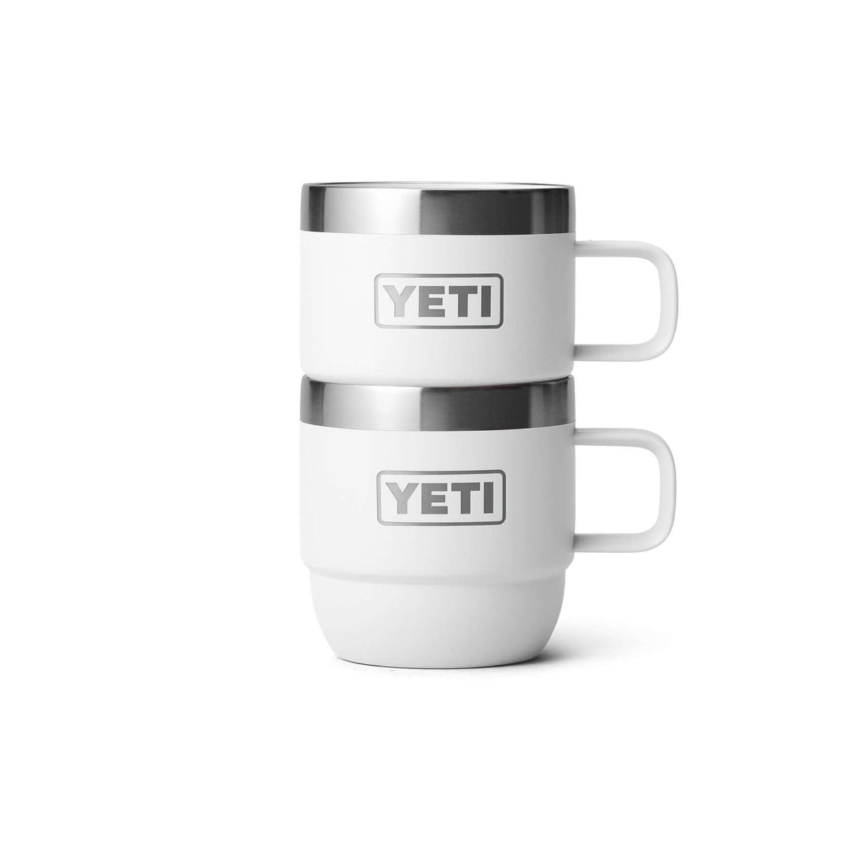YETI Rambler 6 oz (177 ml) Stackable Espresso Mug - 2 Pack Ridgeline-Navy-White-Cherry Blossom - 53 Degrees North 