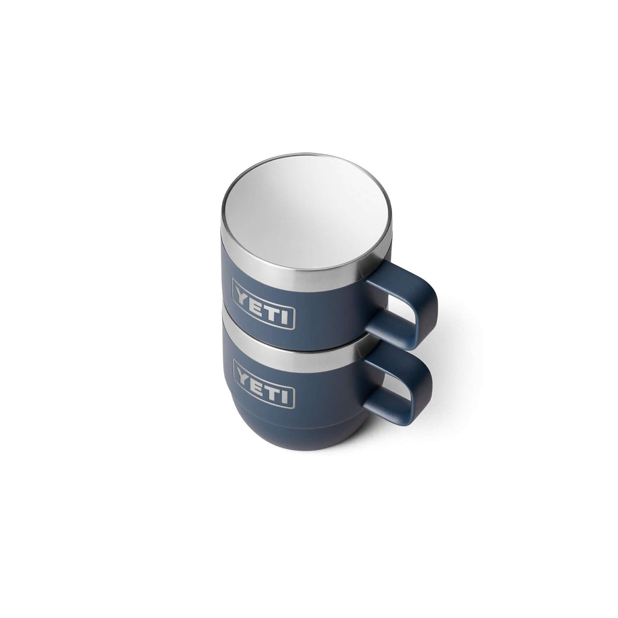 YETI Rambler 6 oz (177 ml) Stackable Espresso Mug - 2 Pack Ridgeline-Navy-White-Cherry Blossom - 53 Degrees North 