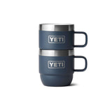 YETI Rambler 6 oz (177 ml) Stackable Espresso Mug - 2 Pack Ridgeline-Navy-White-Cherry Blossom - 53 Degrees North 
