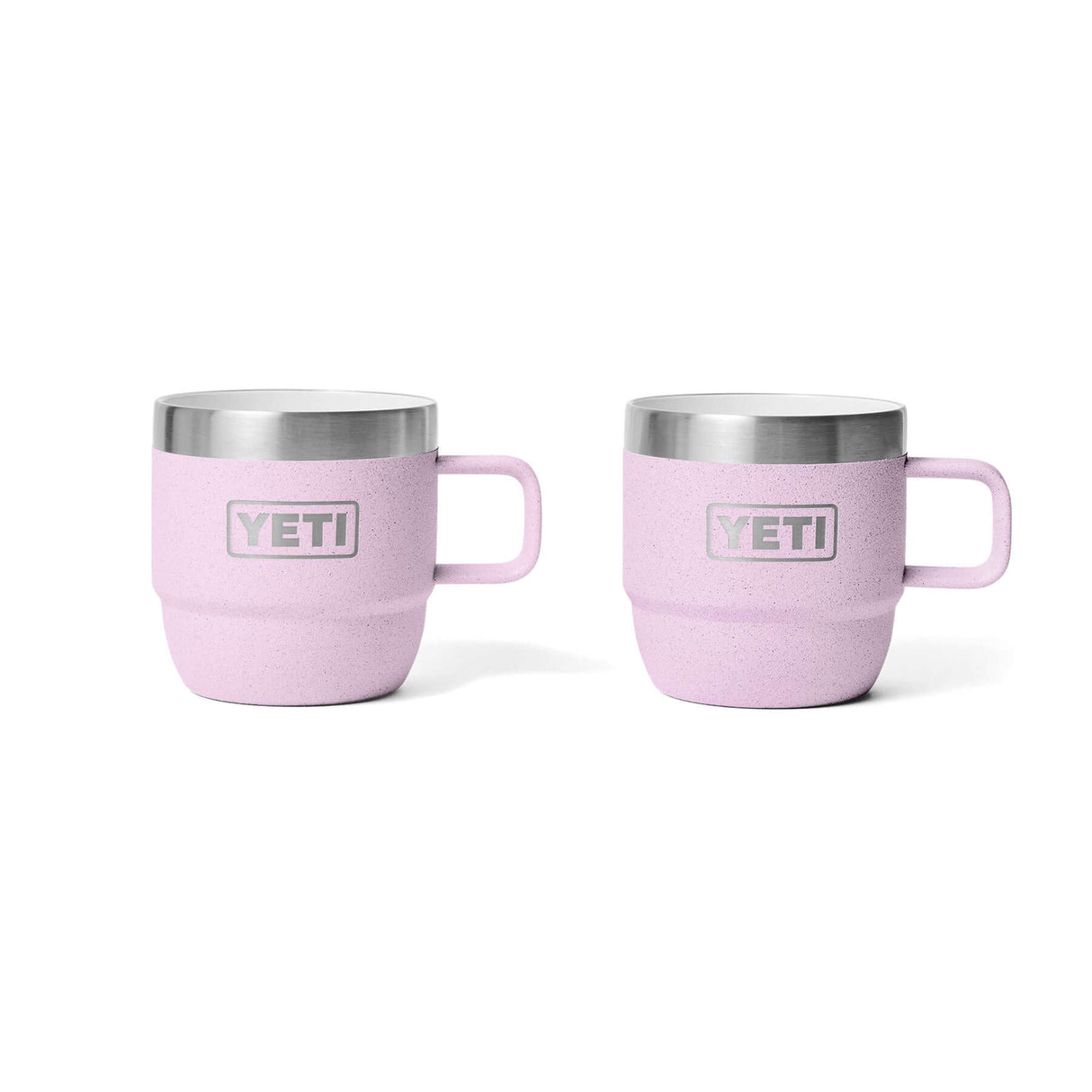 YETI Rambler 6 oz (177 ml) Stackable Espresso Mug - 2 Pack Ridgeline-Navy-White-Cherry Blossom - 53 Degrees North 