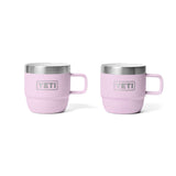 YETI Rambler 6 oz (177 ml) Stackable Espresso Mug - 2 Pack Ridgeline-Navy-White-Cherry Blossom - 53 Degrees North 
