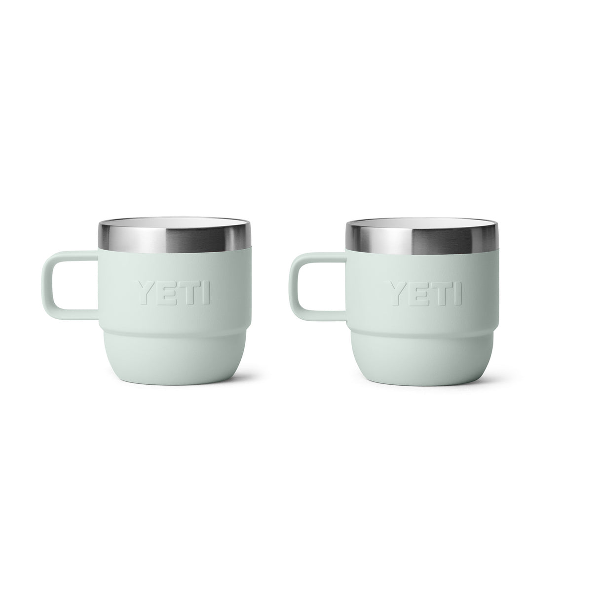 YETI Rambler 6 oz (177 ml) Stackable Espresso Mug - 2 Pack Ridgeline-Navy-White-Cherry Blossom - 53 Degrees North 