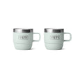 YETI Rambler 6 oz (177 ml) Stackable Espresso Mug - 2 Pack Ridgeline-Navy-White-Cherry Blossom - 53 Degrees North 