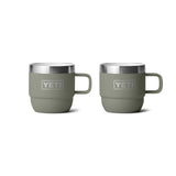 YETI Rambler 6 oz (177 ml) Stackable Espresso Mug - 2 Pack Pampa Green - 53 Degrees North