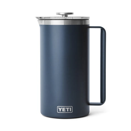 YETI Rambler 64oz (1.9 L) French Press Navy-White - 53 Degrees North 