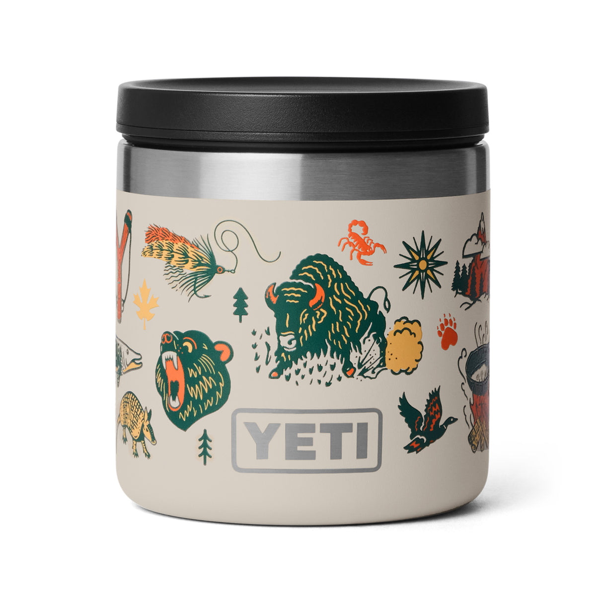 YETI Rambler 8 oz (237 ml) Food Jar Big Sky Summer Camp-Cape Taupe Summer Camp-Navy-Black-White - 53 Degrees North 