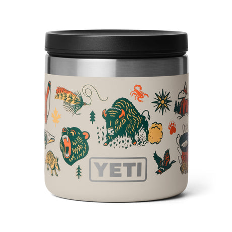 YETI Rambler 8 oz (237 ml) Food Jar Big Sky Summer Camp-Cape Taupe Summer Camp-Navy-Black-White - 53 Degrees North 