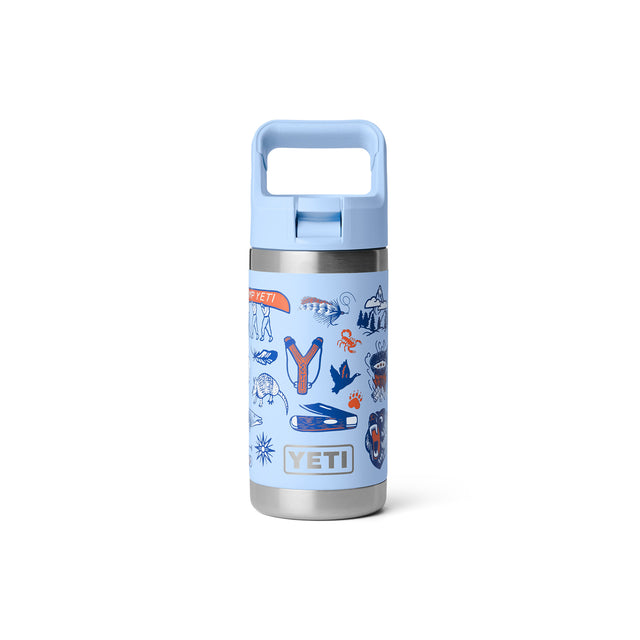 YETI Rambler Junior 12 oz (354 ml) Kids Bottle Big Sky Summer Camp-Cape Taupe Summer Camp-Sea View-Royal Blue-Navy - 53 Degrees North 