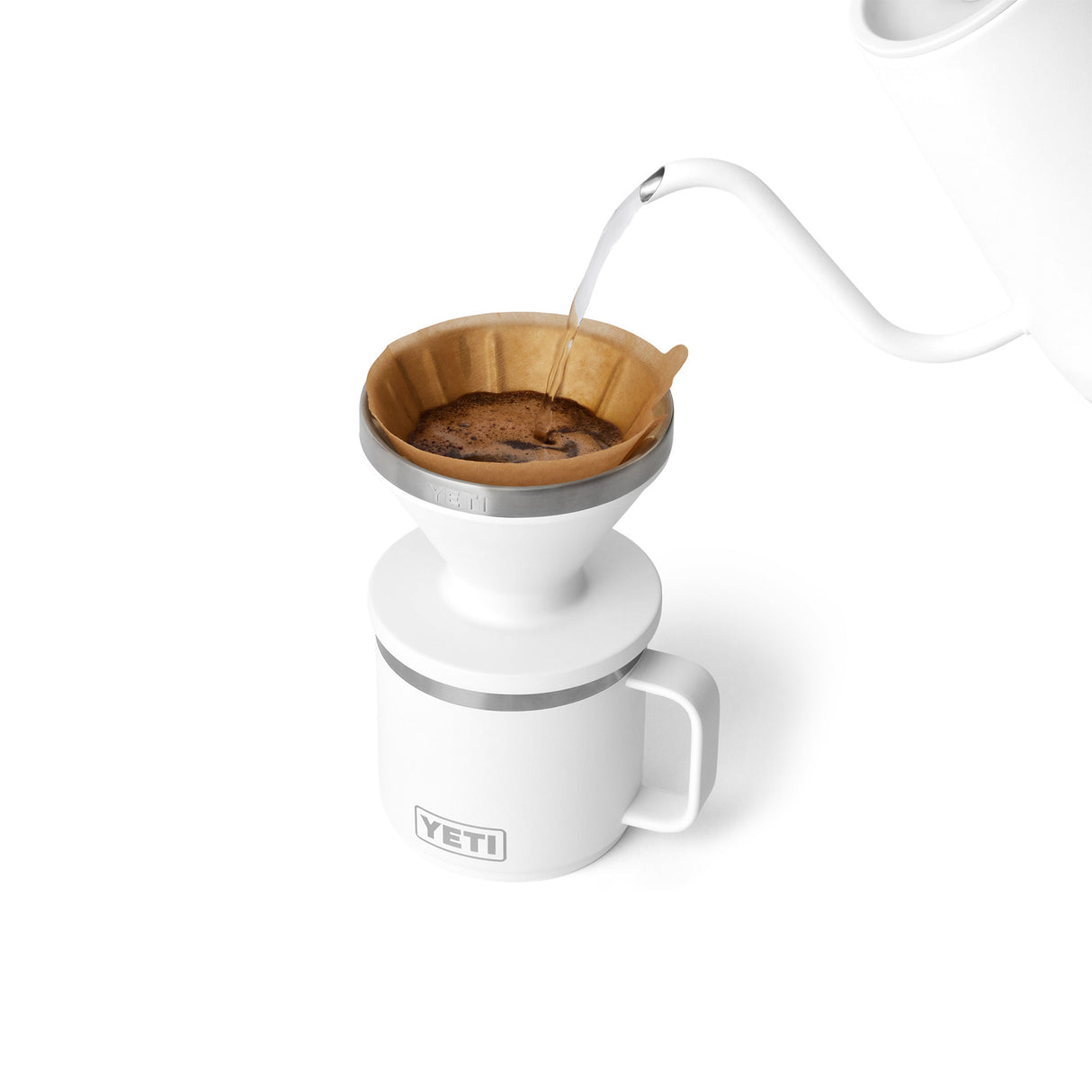 YETI Rambler Pour Over Navy-White - 53 Degrees North 
