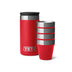 YETI Shot Glasses with Carrying Case Black-Rescue Red-White - 53 Degrees North 