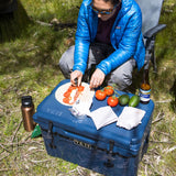 YETI Tundra 45 Cool Box Ridgeline-Navy-Rescue Red - 53 Degrees North 