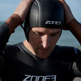 Zone3 Neoprene Heat Tech Swim Cap Black / Small-Black / Medium-Black / Large - 53 Degrees North 