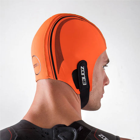 Zone3 Neoprene Swim Cap Orange / X-Small-Orange / Small-Orange / Medium-Orange / Large - 53 Degrees North 