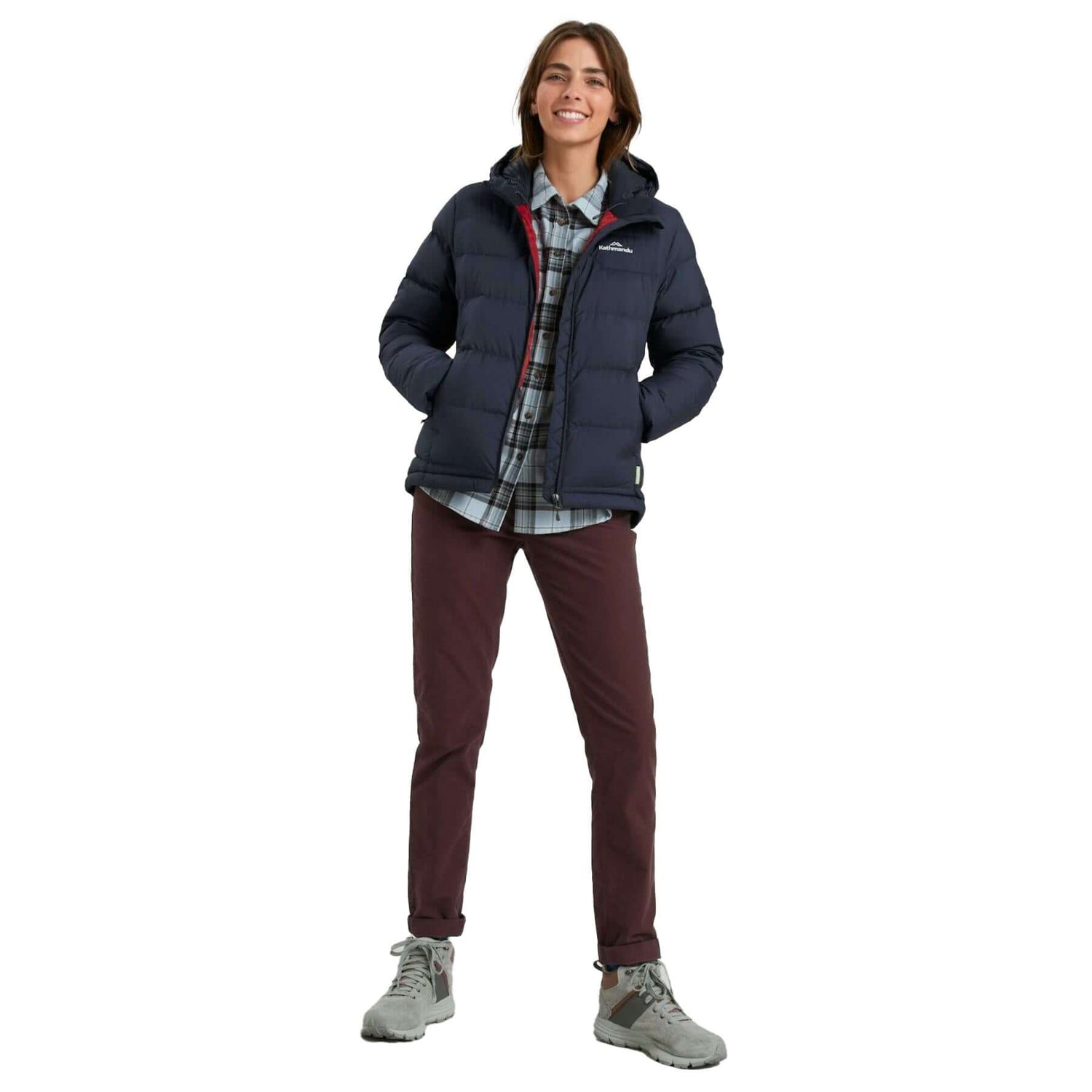 Kathmandu Women's Epiq Hooded Down Jacket Midnight Navy / X-Small-Midnight Navy / Small-Midnight Navy / Medium-Midnight Navy / Large-Midnight Navy / X-Large #- 53 Degrees North 