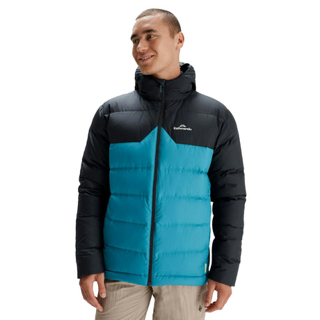 Kathmandu Men's Epiq Hooded Down Jacket Eddy/Meteor / Small-Eddy/Meteor / Medium-Eddy/Meteor / Large-Eddy/Meteor / X-Large-Eddy/Meteor / XX-Large #- 53 Degrees North 