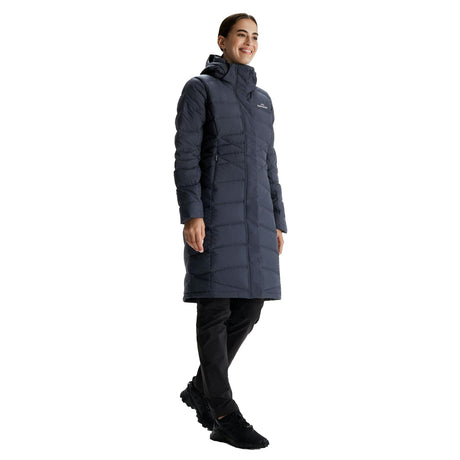 Kathmandu Women's Winterburn Longline Down Coat Taupe / X-Small-Taupe / Small-Taupe / Medium-Taupe / Large-Taupe / X-Large #- 53 Degrees North 