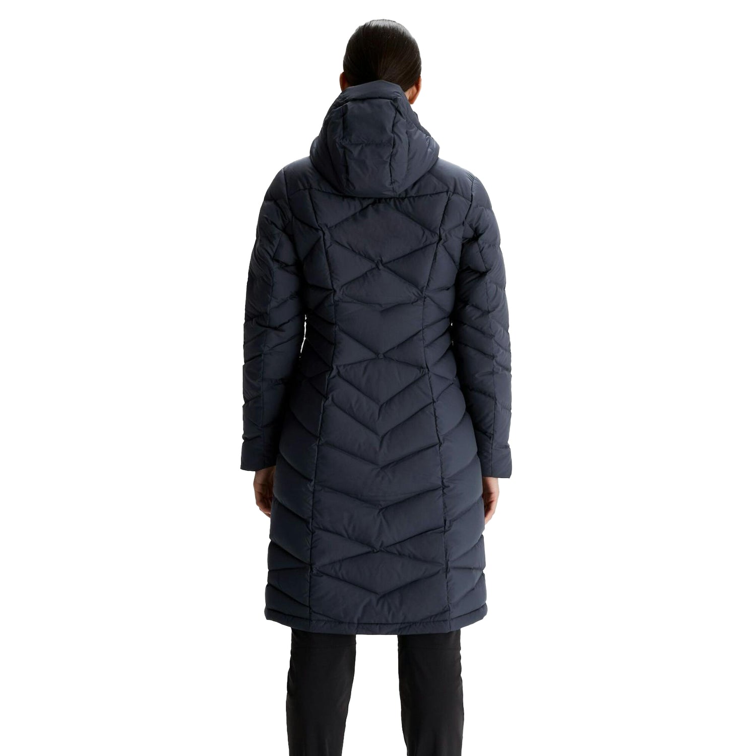 Kathmandu Women's Winterburn Longline Down Coat Taupe / X-Small-Taupe / Small-Taupe / Medium-Taupe / Large-Taupe / X-Large #- 53 Degrees North 