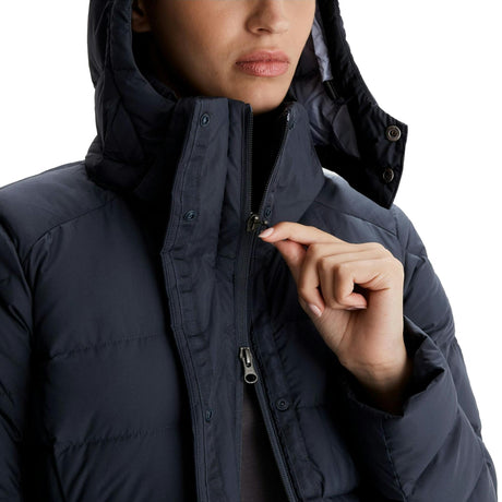 Kathmandu Women's Winterburn Longline Down Coat Taupe / X-Small-Taupe / Small-Taupe / Medium-Taupe / Large-Taupe / X-Large #- 53 Degrees North 