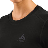 Odlo Women's Merino 160 Baselayer Top Crew Neck Black / X-Small-Black / Small-Black / Medium-Black / Large-Black / X-Large #- 53 Degrees North 