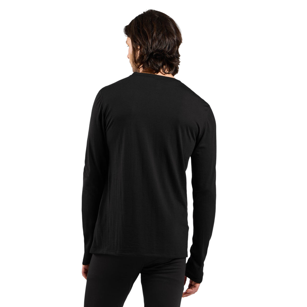 Odlo Men's Merino 160 Baselayer Top Crew Neck Black / Small-Black / Medium-Black / Large-Black / X-Large-Black / XX-Large #- 53 Degrees North 