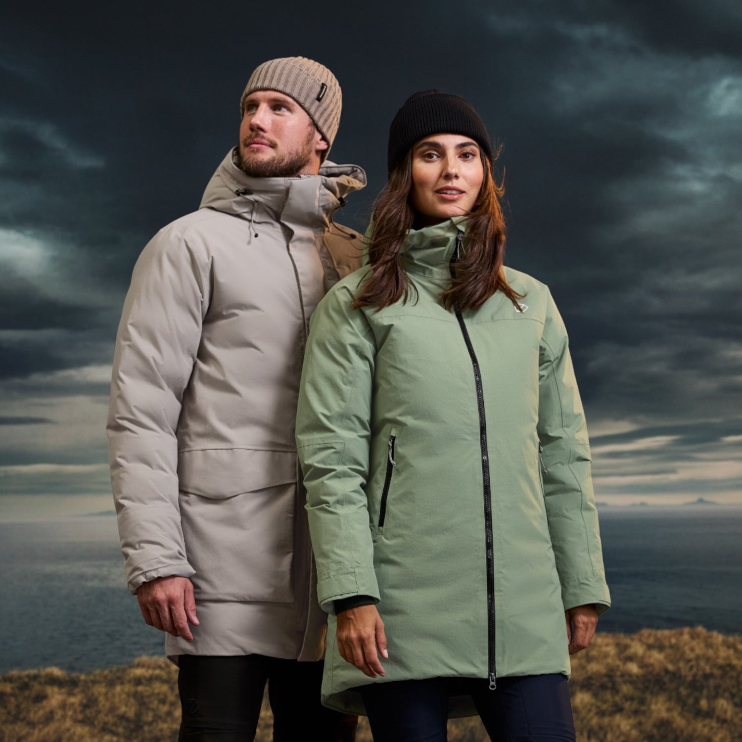 Didriksons Women's Marget Waterproof Insulated Parka Ash Brown / Small-Ash Brown / Medium-Ash Brown / Large-Ash Brown / X-Large-Light Moss / Small #- 53 Degrees North 