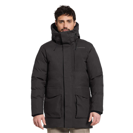 Didriksons Men's Akilles Parka Black / Small-Black / Medium-Black / Large-Black / X-Large-Black / XX-Large #- 53 Degrees North 